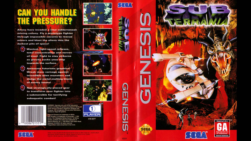 Full Sega Genesis Cover Art.